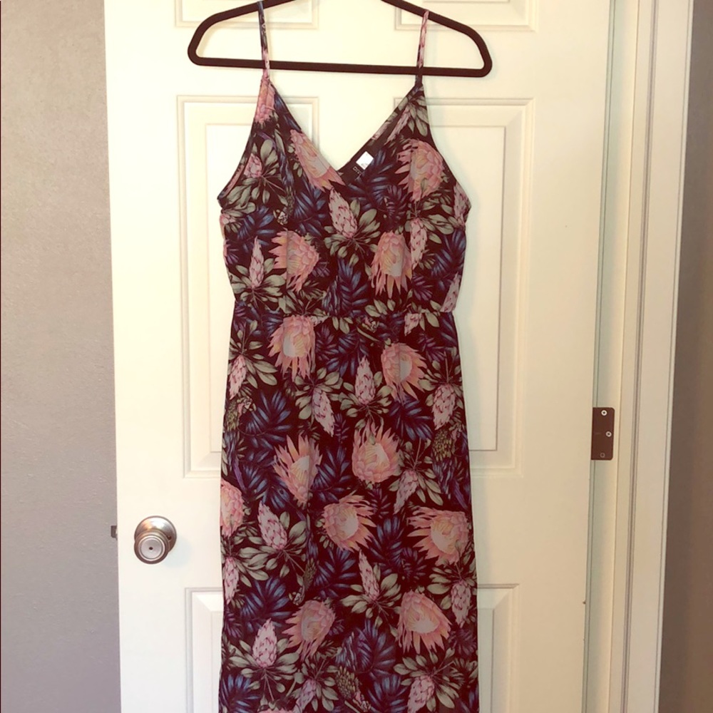 Tropical navy maxi